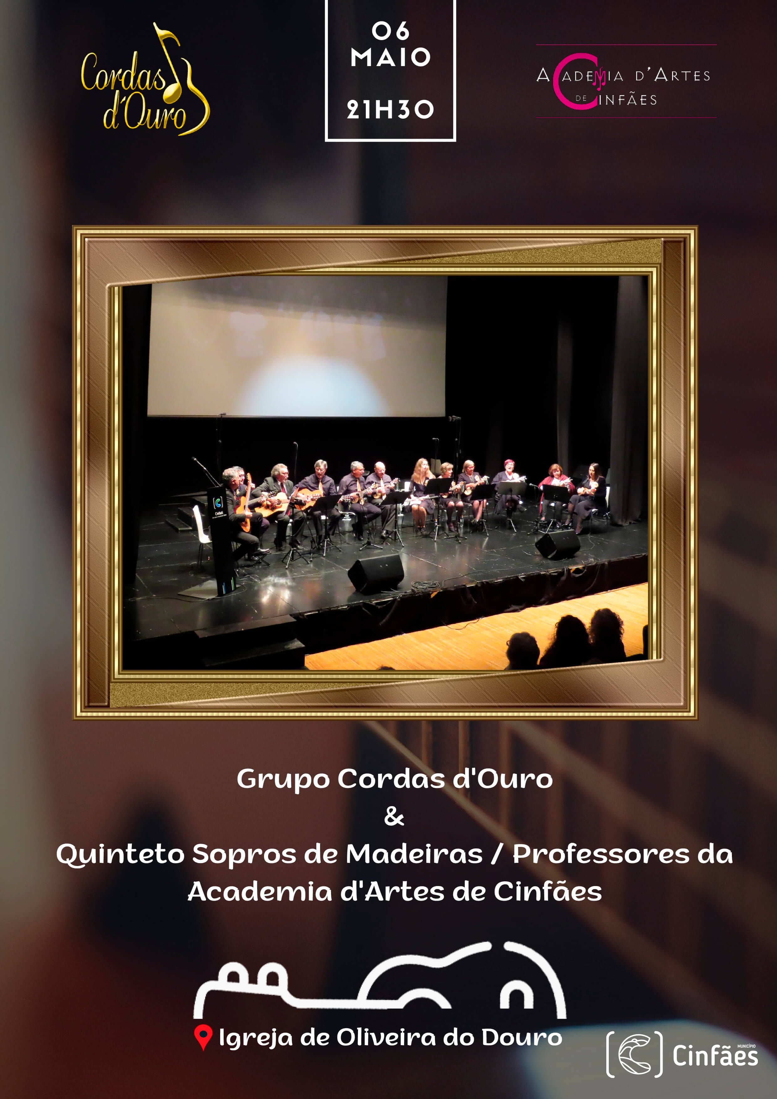 Cordas d’Ouro e Quinteto de Sopros na Igreja de Oliveira do Douro